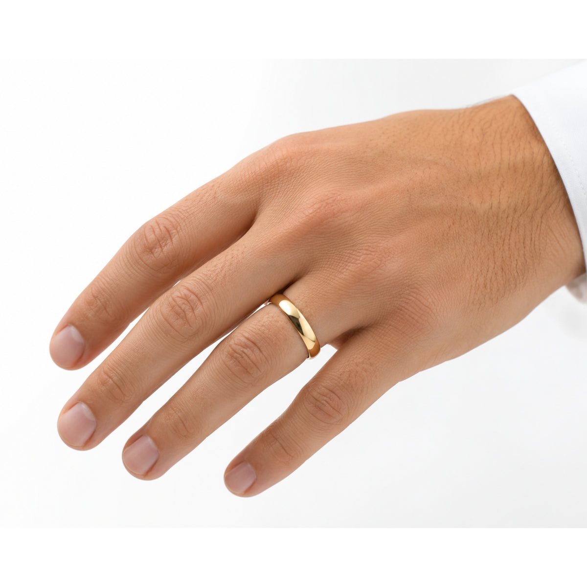 Half Round Comfort Fit Wedding Band