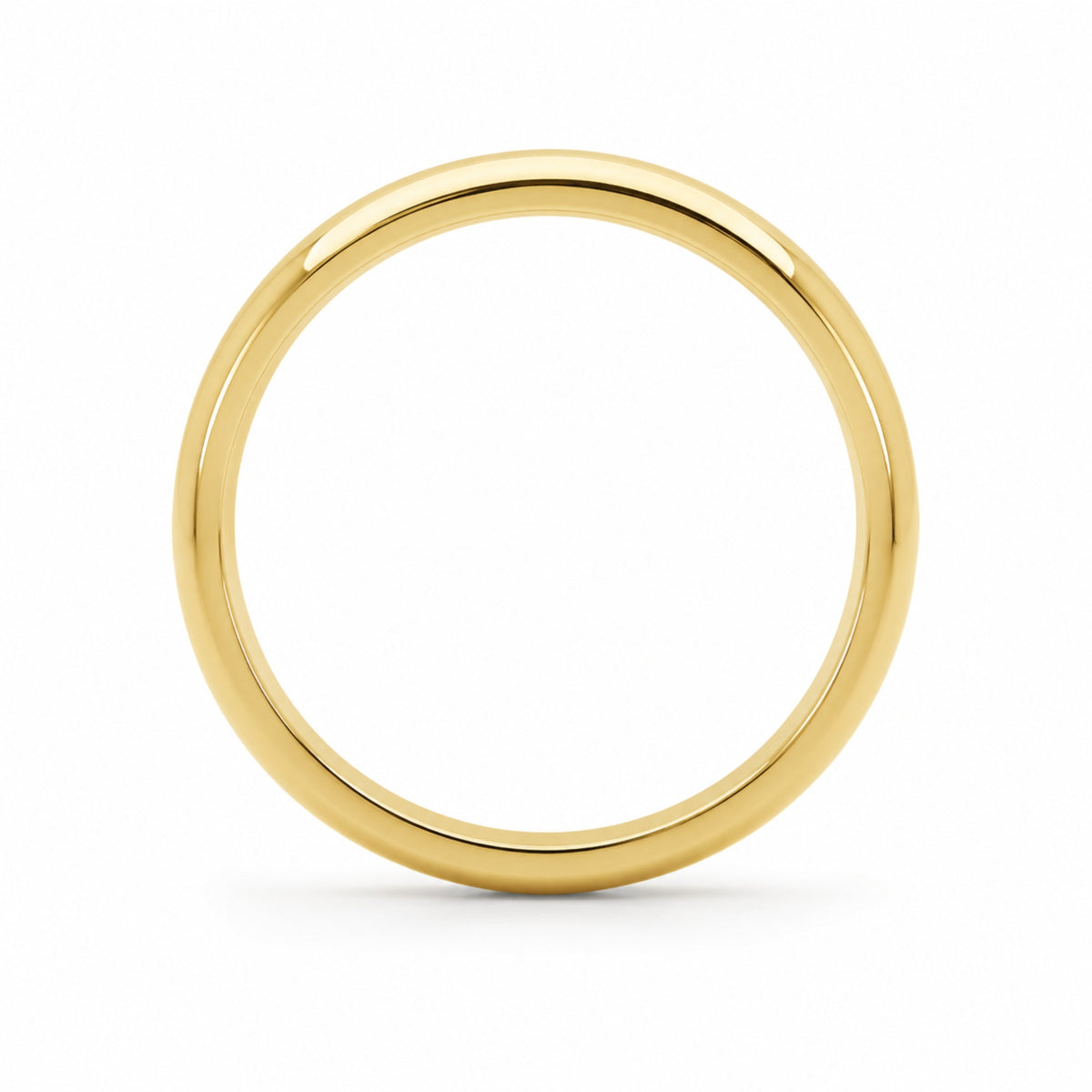 Half Round Comfort Fit Wedding Band