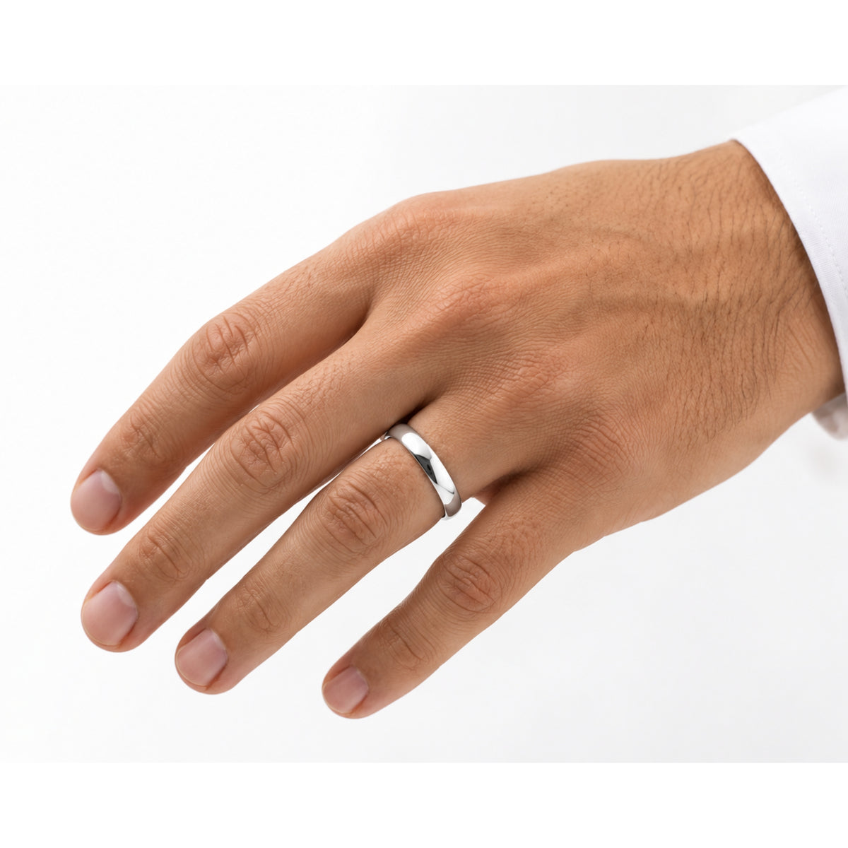 Half Round Comfort Fit Wedding Band